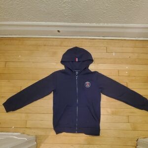 PSG Navy Blue Zip up Hoodie
